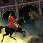 جنگ رستم با سهراب در شاهنامه را برایم درست کن
