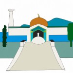 عکس کارتونی مقبره حافظ