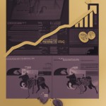 Prompt (shortened):
Create a sophisticated financial/news-themed minimalist symbolic digital collage.

Headline: Gold steady near $3,370 as Fed bets intensify

Background: Solid #fdf6e9

Colors: Only #2babff and #1e2025 for all elements

Composition: No text; use symbolic imagery (abstract shapes, graphs, coins, arrows, minimalist bull/bear) to convey headline meaning

Style: Professional, editorial, high-contrast, balanced negative space