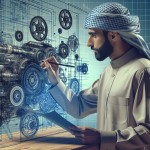 برای مهندس پرامپت نویسی که یک شغل جدید است یک تصویر خلاقانه بکش. خانم هم نباشد
