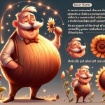 یه پیرمرد کارتونی  سیبیلو و شکم گنده  مهربون بانمک پر انرژی که بازرگان حرفه ای تخمه آفتابگردانه.اسمش Mr.Seed
