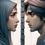 شیرین وفرهاد به نرسیدندو گریانند