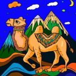 عکس شتر دو کوهانه