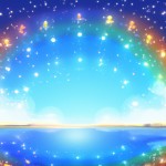 یک دریا با ستاره روش اب شناور بده که تو یک فصای عارفانه و احساسی هستند و فصا حالت انیمیشنیش باشه نورپردازی فوق‌العادهزیبا .