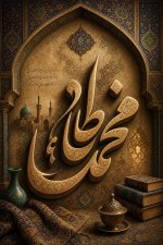 محمد طاها را می خواهم به صورت تایپوگرافی و فضا سازی اصیل ایرانی برام بنویسی