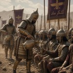 سقا هایی  در تصویر باشند که خود زره مادی داشته باشند و به صف سربازان  در لشکر ماد جرعه آبی بدهند