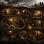 تونل هایی زیر زمین نشان داده شوند که پناهگاه مردمان مادی در حین حمله دشمنان بودند و مردم ماد باستان در آنها پناه گرفته اند