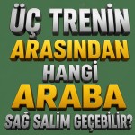 Üç trenin arasından hangi araba sağ salim geçebilir?                                                متن بالایی را به یک تایپو گرافی جذاب تبدیل کن و پشتش را سبز کروماکی بزن برای اینکه بکگراند را راحت جدا کنم و بین کلمات فاصله بینداز که راحت تر هر کلمه را جدا کات کنم و همچنین پشت متن را چیزی نزن یک متن یوتیوبی باشد و واقع گرایانه سایه ها را رعایت کن از رنگ های تیتانیومی و زرد استفاده کن تصویر کاملا شفاف و واضح باشد فاصله بین کلمات و سطرها کمی زیاد باشد