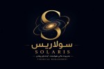 یو لوگو بهم بده برای شرکت مدیریت مالی با نام سولاریس که نوشته فارسی و انگلیسی داشته باشه و فضای لوگو هم اس کلمه اس انگلیسی و کهکشان استفاده کن